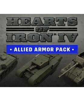 Hearts of Iron IV - Allied Armor Pack DLC Steam Key GLOBAL
